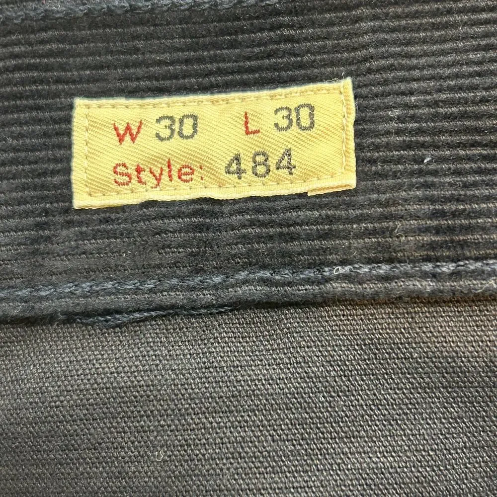 J.Crew 484 Slim-fit corduroy pants Dark blue Size men’s 30 x 30 NWT